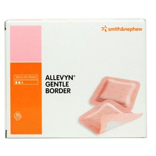 ALLEVYN Gentle Border Foam Dressing 4" x 4"