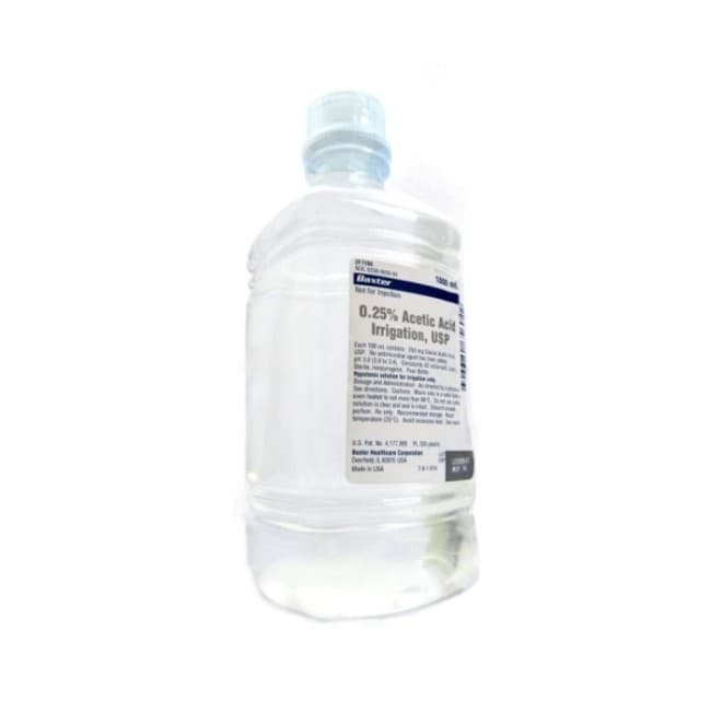 Baxter Acetic Acid Irrigation Solution 0.25%
